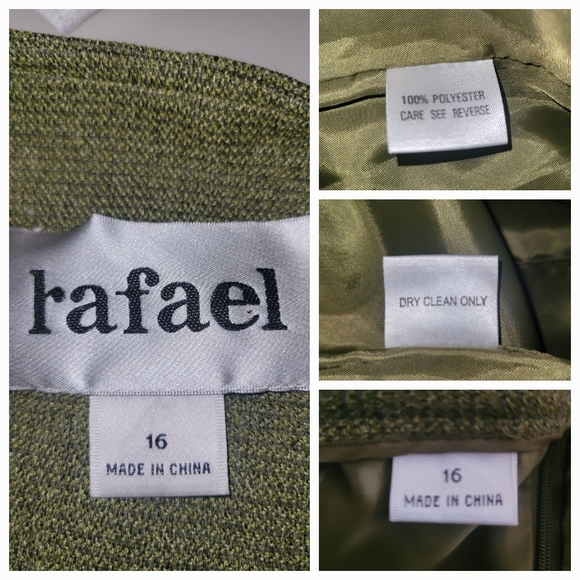 RAFAEL 2pc Skirt Suit Size 16 - Picture 12 of 12